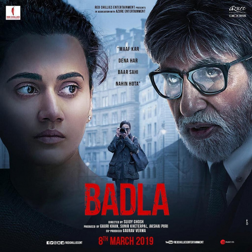 Badla Movie Review: Amitabh Bachchan, Taapsee Pannu flirt with truth in this gripping thriller by Sujoy Ghosh